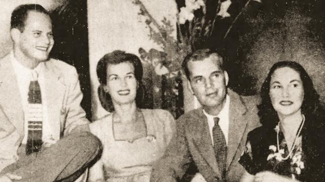 Stanley (left) and Dudley Whitman, 1946