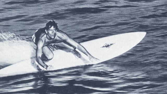 J Riddle, surf-double Jan-Michael Vincent in Big Wednesday. Photo: Dan Merkel