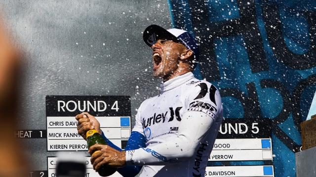 2010 Hurley Pro winner Kelly Slater. Photo: JP van Swae