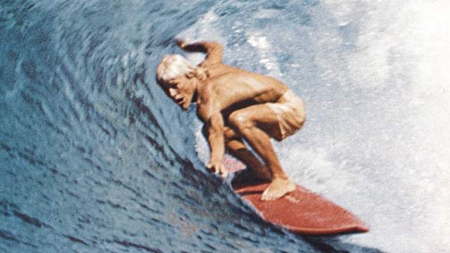 Peter Townend on a Mike Eaton-shaped board, Hawaii, 1972. Photo: Tom Gillen