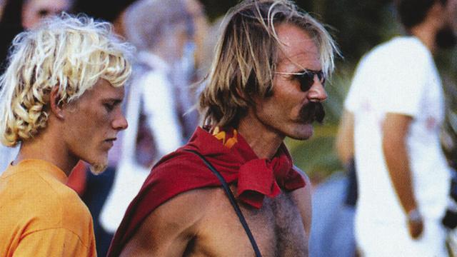 Mike Eaton (right) and Peter Townend. Photo: Bernie Baker