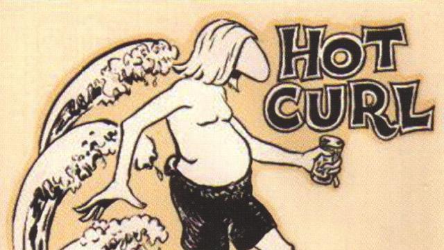 Hot Curl sticker