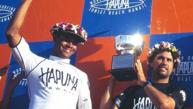 Jojo Olivenca, 1994, with John Shimooka. Photo: Gordinho