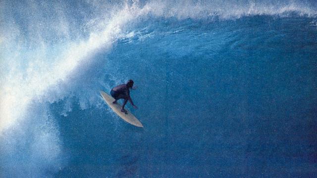Rick Rasmussen, Pipeline, 1975. Photo: Jeff Divine