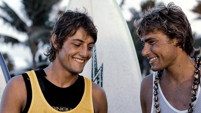Shaun (left) and Michael Tomson, 1977 World Cup