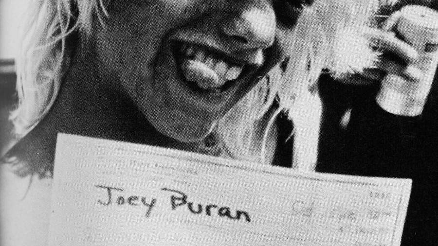 Joey Buran and rubber check. Photo: Kyle Martin