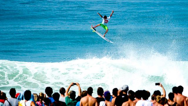 Filipe Toledo, Hossegor, 2014. Photo: Ryan Miller