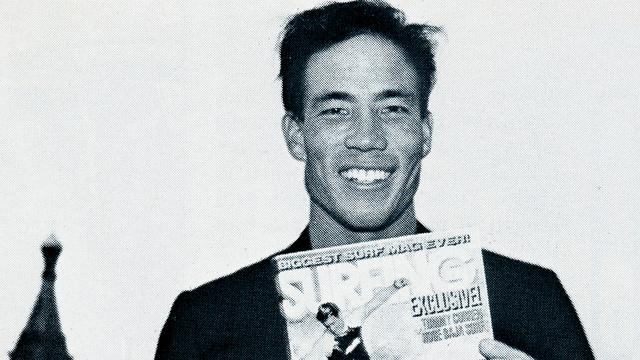 Surfing magazine photographer Aaron Chang, 1987