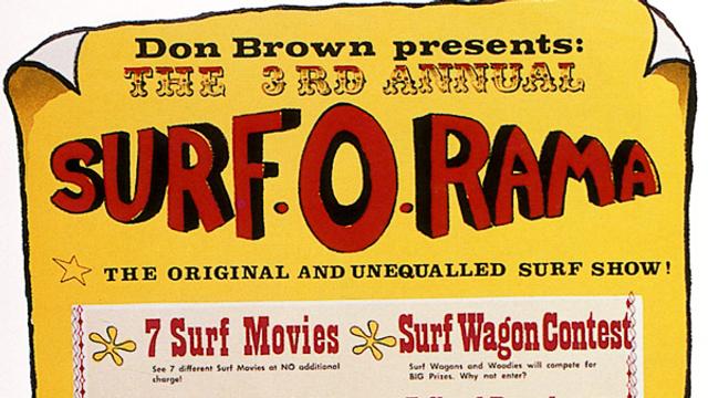 1963 Surf-O-Rama poster