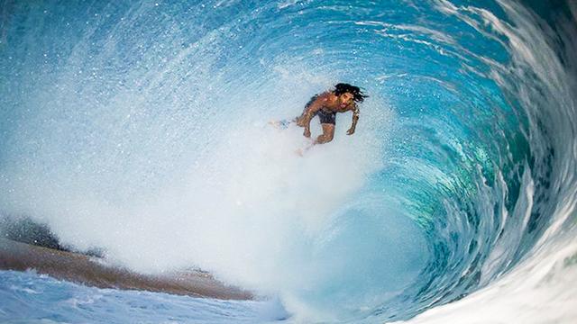 North Shore backwash. Photo: Clark Little