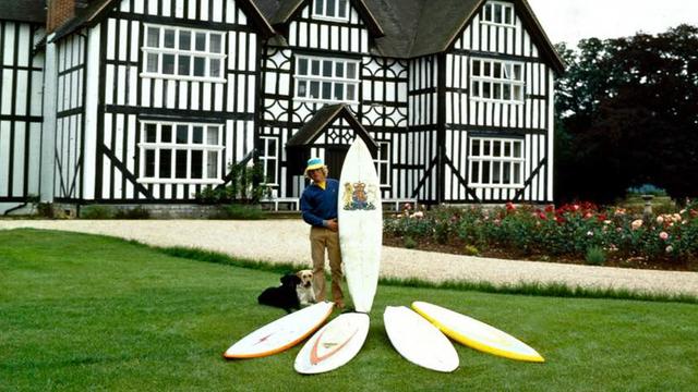 Viscount Ted Deerhust at the family estate, 1982. Photo: Dick Hoole
