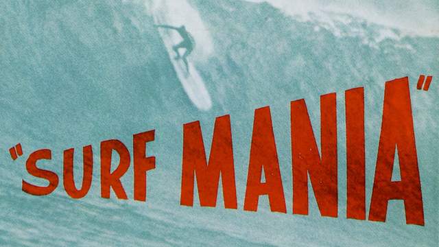 Detail from 1960 "Surf Mania" handbill