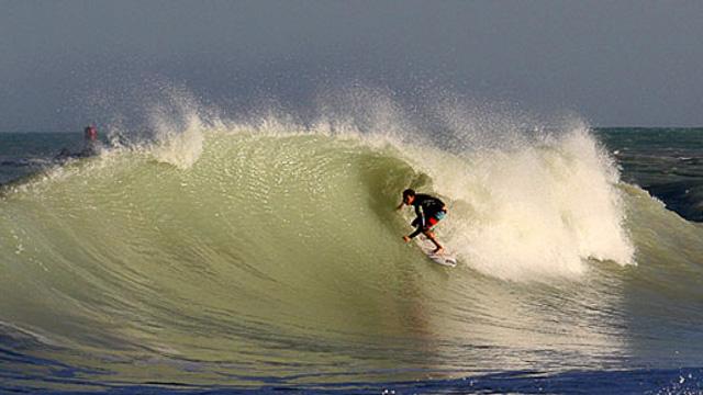 Hurricane Sandy surf at Miami