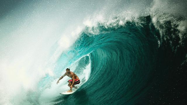 Michel Bourez, Teahupoo, 2010. Photo: Tyler Cuddy