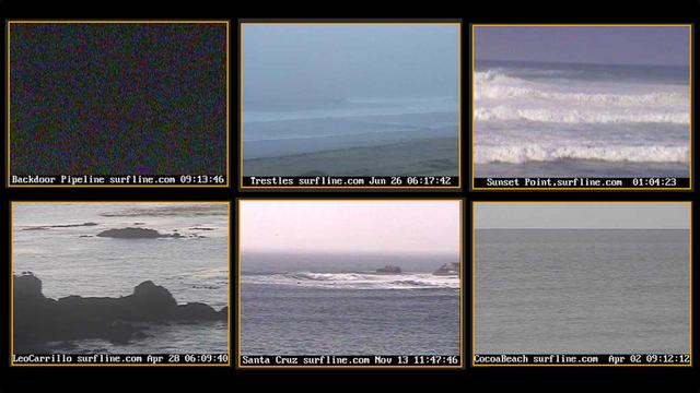 Surfline cameras, around 2011