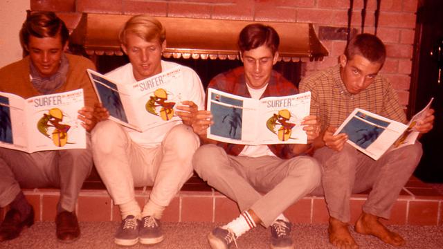 Rick Griffin, second from left, 1962
