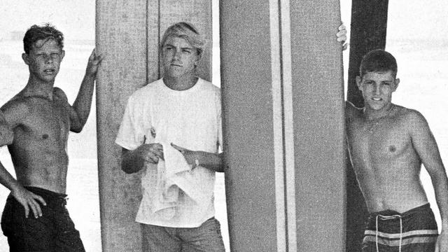 (L to R) Gary Propper, Bruce Valluzzi, Claude Codgen, Cocoa Beach, 1966
