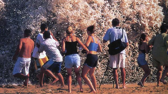 Wedge crowd, 1996. Photo: Ron Romanowsky
