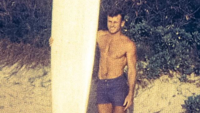 Peter Van Dyke, Trestles, late '50s. Photo: Ed Stewart