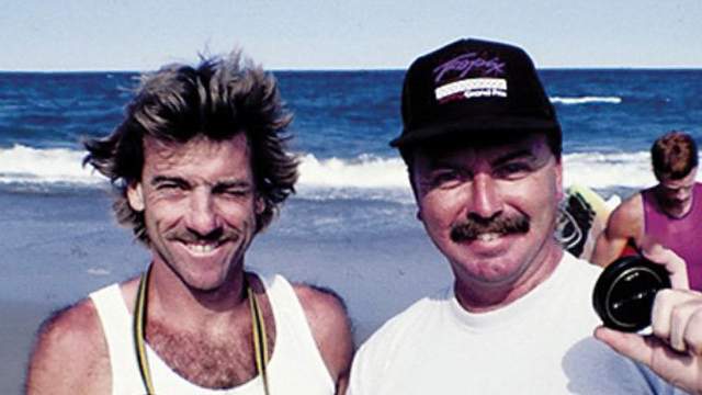 Dick Meseroll (left) and Tom Dugan, late 1980s