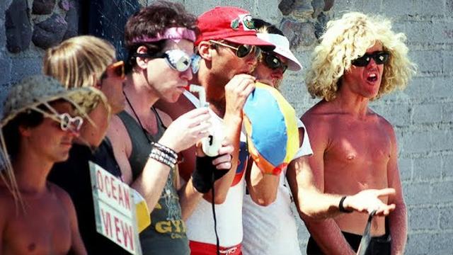 Scene from the Surf Punks' "Locals Only" video