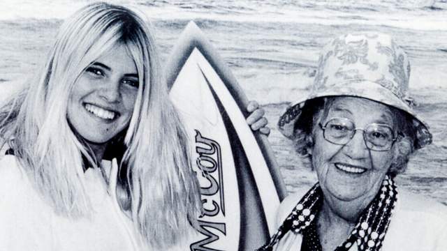 Isabel Letham with Pam Burridge, 1980