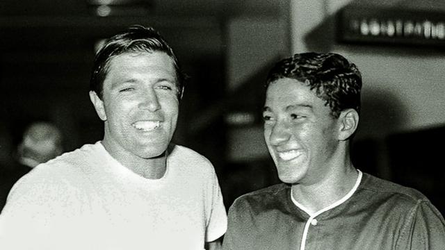 Jackie Eberle (right) and Butch van Artsdalen. Photo: Tim McCullough
