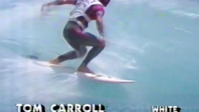 1985 Marui Pro Final, Barton Lynch vs Tom Carroll