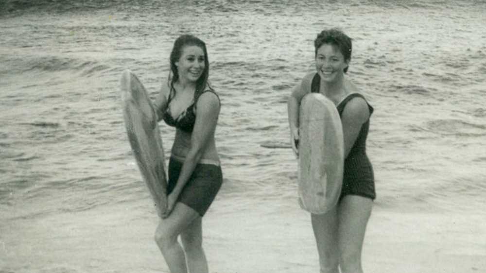 surfers tanya binning and phyllis o'donell in australia