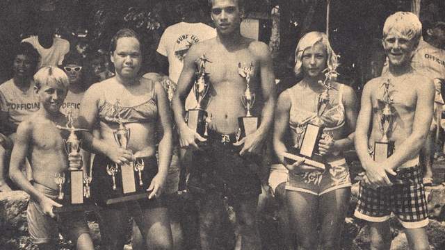 Rusty Starr, far left, around 1964
