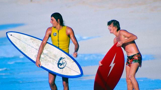 Free Ride stars Shaun Tomson (left) and Wayne Bartholomew