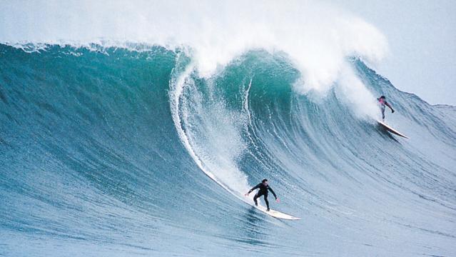 Jeff Clark, Maverick's, 1992. Photo: Doug Acton