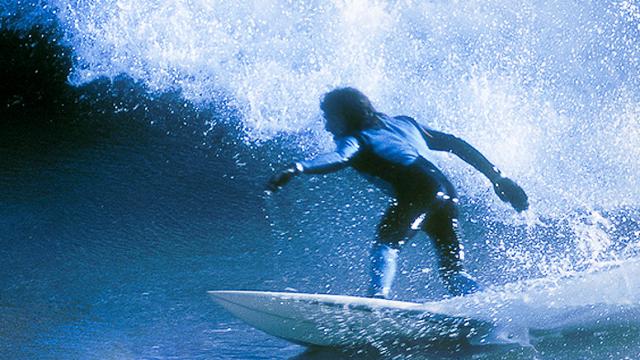 Sid Abbruzzi surfing in 1989. Joe McGovern photo