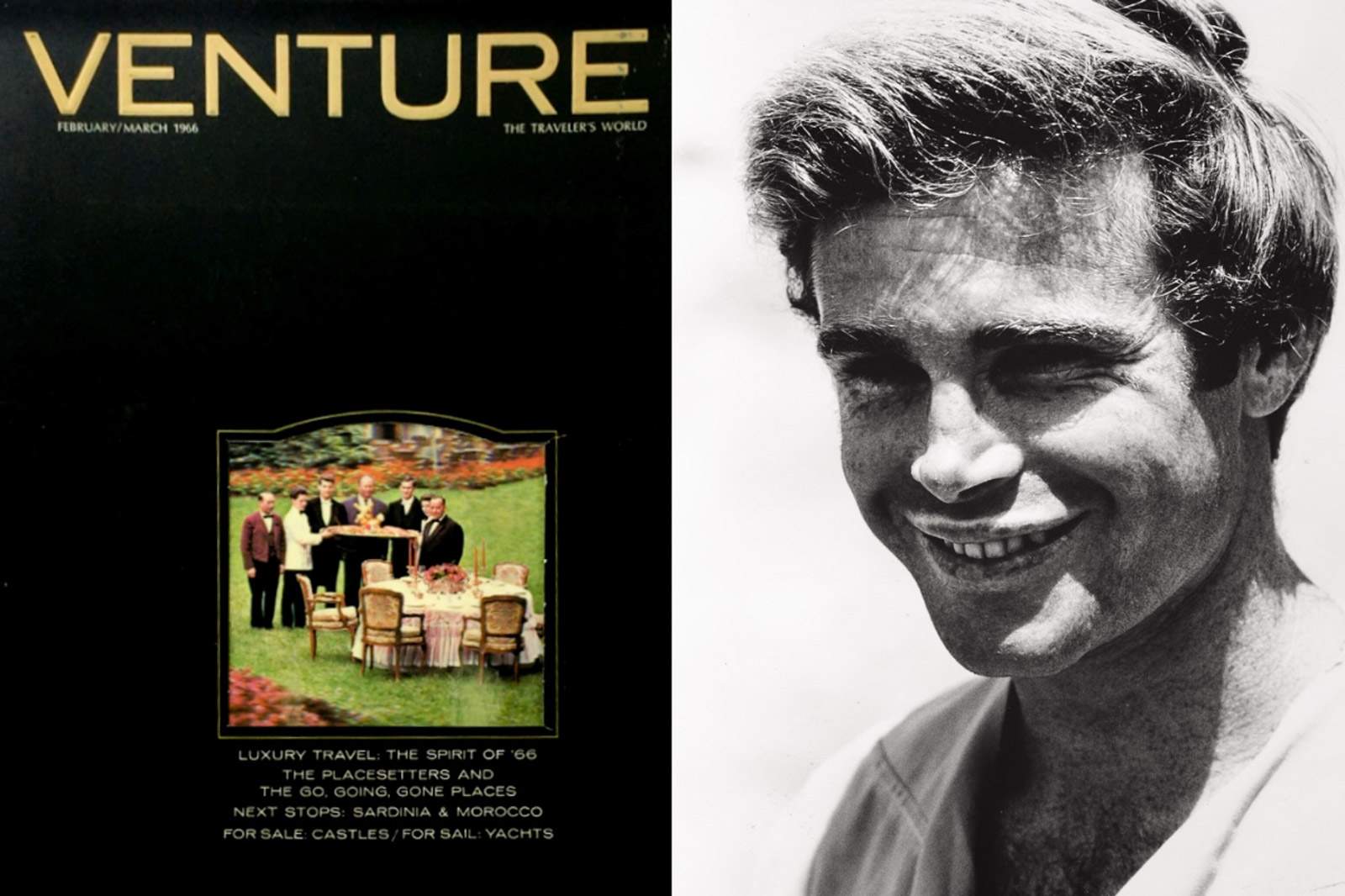 MAN ON A PERMANENT VACATION, JOHNNY FAIN PROFILE IN VENTURE MAGAZINE  (1966)