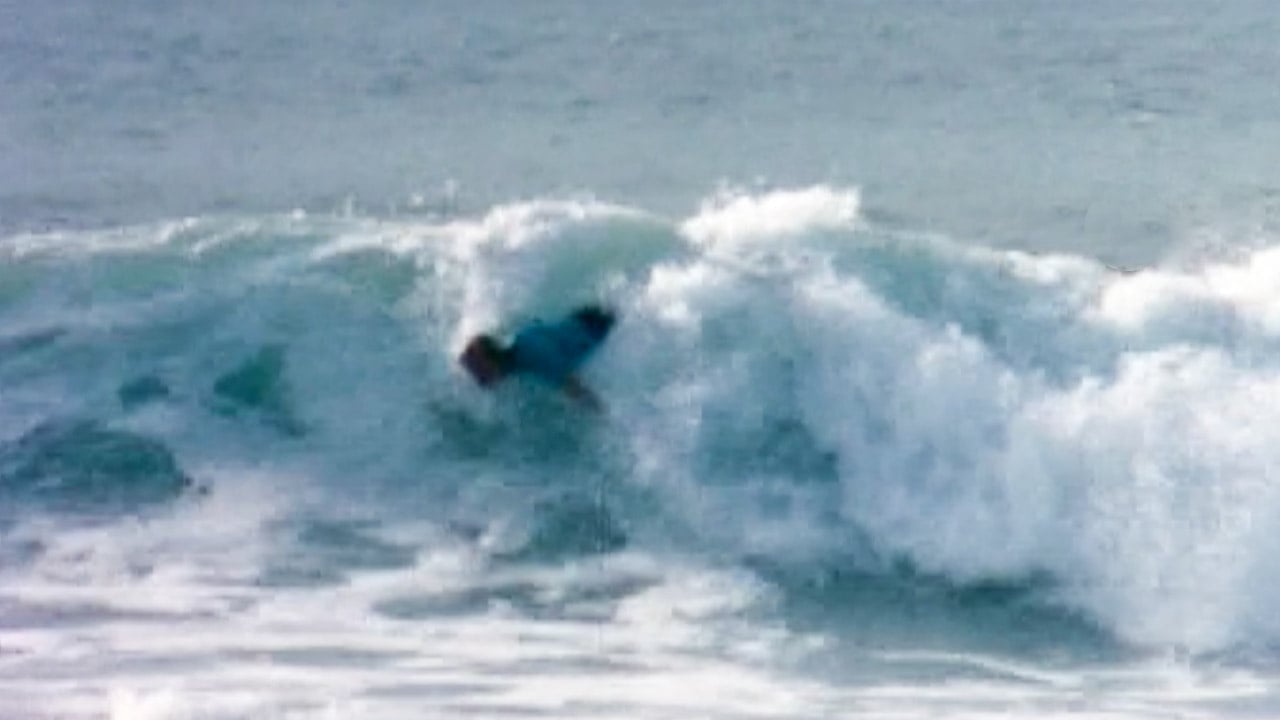 Russell Hughes, Bodysurfing at the 1968 World Championships | Encyclopedia  of Surfing