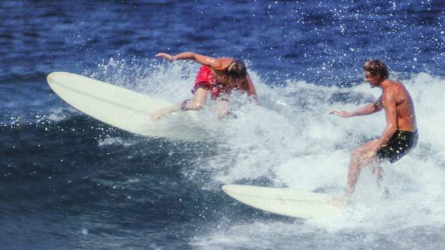 Wayne Lynch and Nat Young in Puerto Rico, 1968, during Evolution shoot. Photo: Dave Singletary