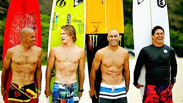 Shane Dorian, second from right, 2012