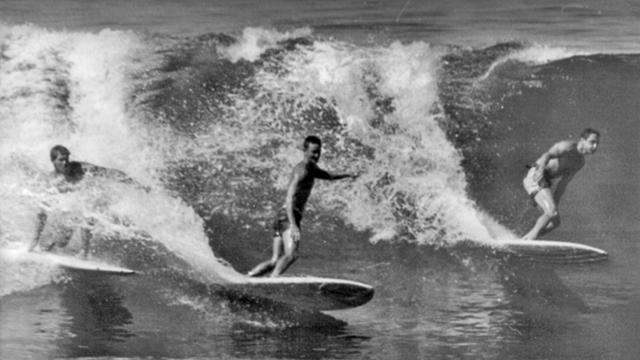 Bluey Mayes, left, Hawaii, 1963