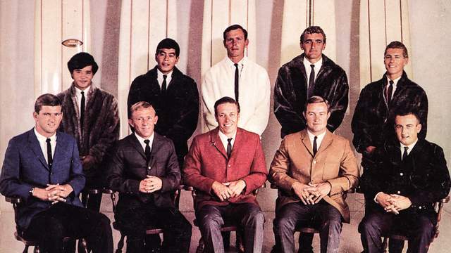 Don Hansen, bottom row, second from right, 1966