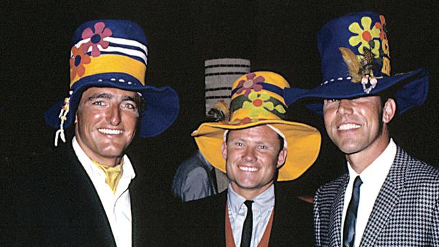 (L-R) Mike Doyle, Corky Carroll, John Severson. Photo: Stoner