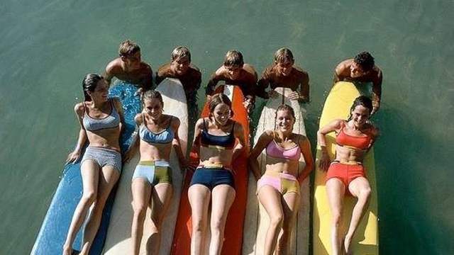 California surf bunnies, 1965