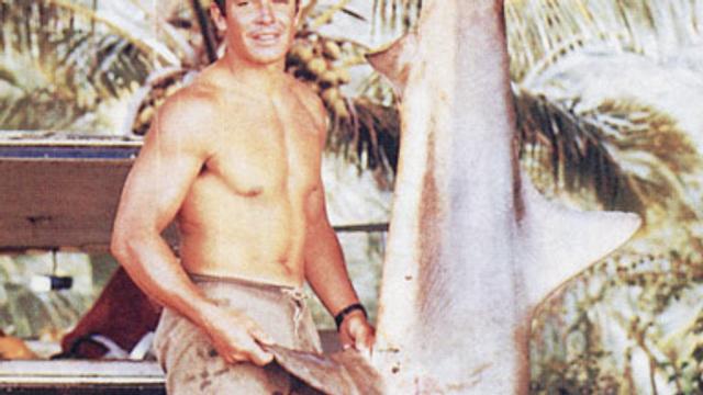 Big-wave surfer Jose Angel, Hawaii, mid-1960s