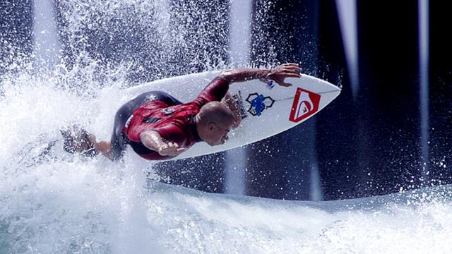 Kelly Slater, 2004 X Games, Huntington Beach. Photo: Scott Clarke
