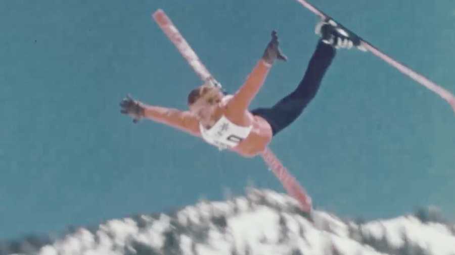 Ski scene from Go for It, 1976