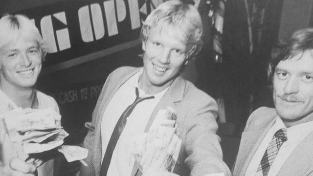 Graham Cassidy (right), promo with Cheyne Horan and Jim Banks, late 1970s