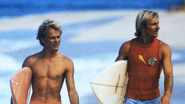 Phil Byrne (right) and Peter Townend, 1977