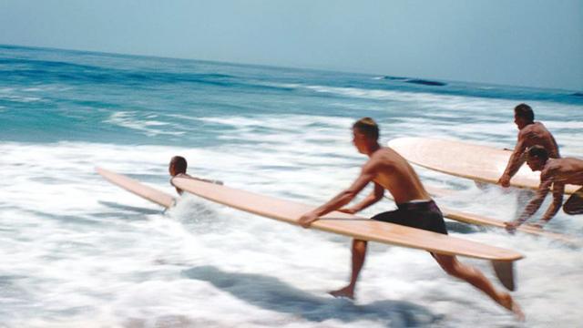 Paddle race start, Brooks Street Classic, late 1950s. Photo: Dick Metz