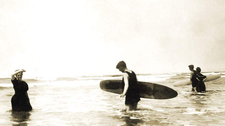 Washington state surfers, 1909 