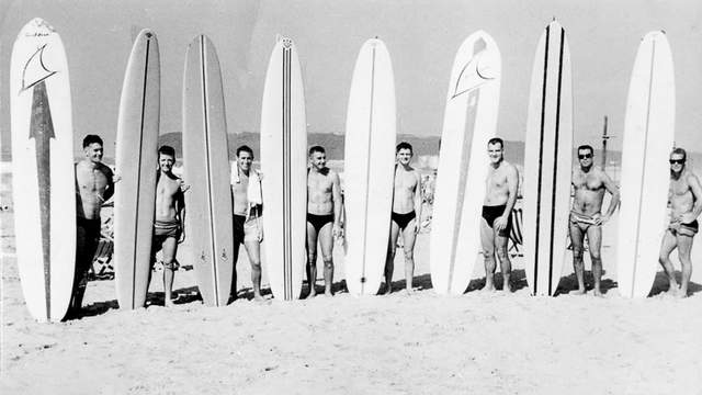 Harry Bold, third from left, Durban, 1961