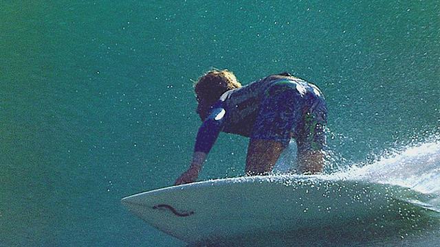 Bryce Ellis, 1987, Burleigh Heads. Photo: Hugh McLeod